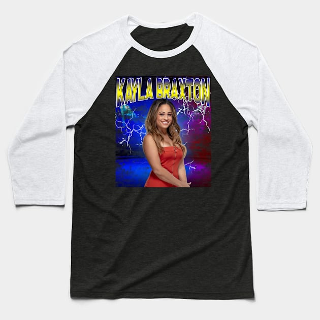 KAYLA BRAXTON Baseball T-Shirt by Rofi Art